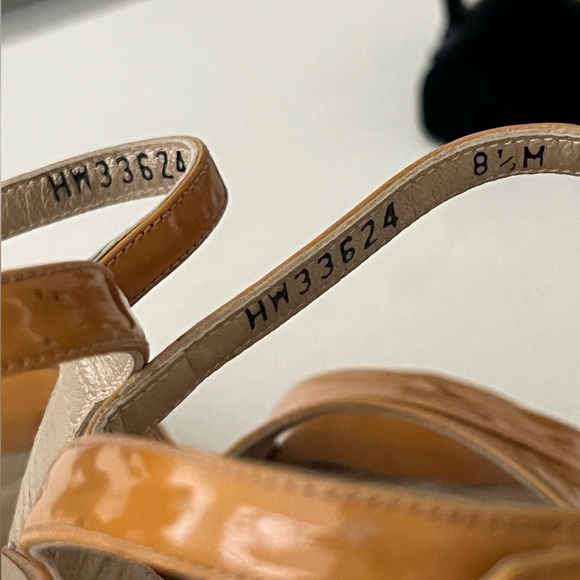 Stuart Wietzman Tan Leather Platform High Heel Size 8.5 - Picture 7 of 11